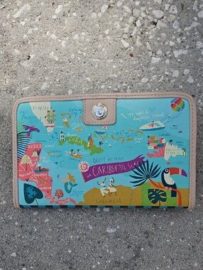 Spartina 449 The Caribbean Sea Bright Colorful Wallet